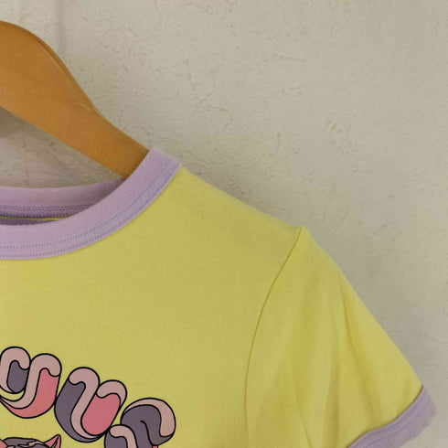 プニュズ PUNYUS Y2K わたしたちTOKYOgirlピチリンガーTシャツ レディース 1