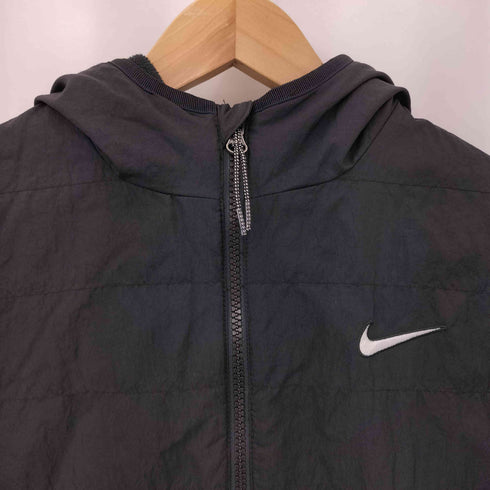 ナイキ NIKE ナイロン スウッシュロゴジップアップフーディ パーカー レディース L
