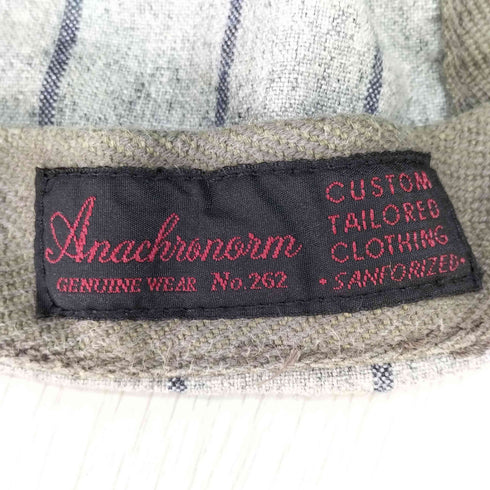 アナクロノーム Anachronorm ストライプ ワークキャップ メンズ 02