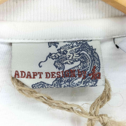 Adapt Design by 和 Japanese pattern 虎 和柄 クルーネックカットソー メンズ JPN:L