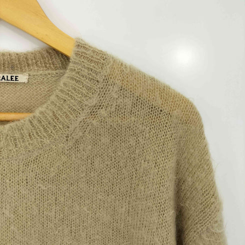 オーラリー AURALEE 21aw BRUSHED SUPER KID MOHAIR KNIT P/O メンズ JPN:4
