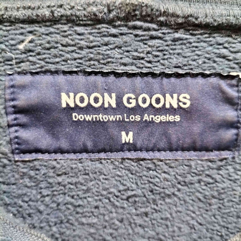 ヌーングーンズ NOON GOONS ロゴ刺繍 ジップアップ スウェット パーカー メンズ import:M