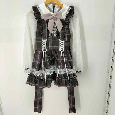 NOEMIE ハートビジューレースアップ セットアップ レディース M