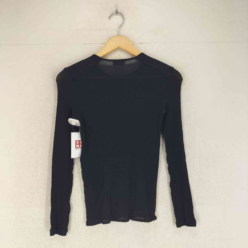 サンローランパリ SAINT LAURENT PARIS ヘンリーネックコットンニット レディース XS