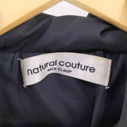 ナチュラルクチュール natural couture 短丈 中綿 パーカー レディース FREE