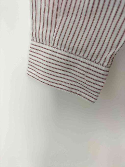 パパス papas WALL GUY SHIRT PAPAS レギュラーカラーストライプシャツ メンズ import:L