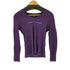 トミーヒルフィガー TOMMY HILFIGER ストーンロゴ vネック L/S Tシャツ レディース import:M