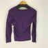 トミーヒルフィガー TOMMY HILFIGER ストーンロゴ vネック L/S Tシャツ レディース import:M