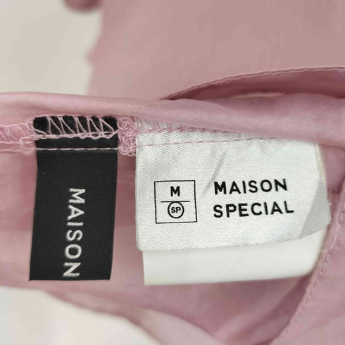 メゾンスペシャル MAISON SPECIAL オーバー シアーシャツ レディース FREE