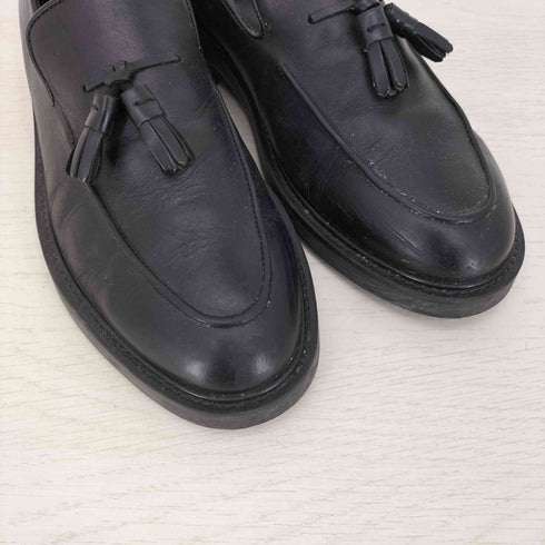 ザラ ZARA レザー タッセル ローファー メンズ EUR:41