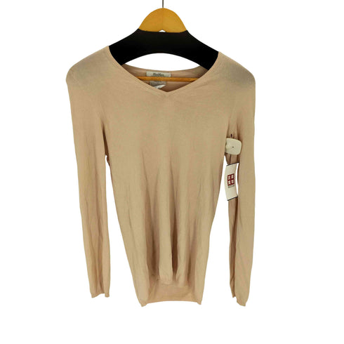 マックスマーラ MAX MARA 白タグ vネックサマーニット レディース import:S