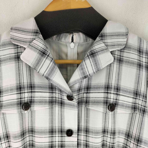 LAISSE PASSE チェック柄 デザインワンピース レディース