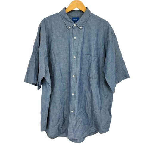 ビームス BEAMS 5分袖 イージー ボタンダウンシャツ メンズ JPN:XL