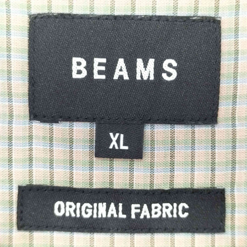 ビームス BEAMS ミニチェック イージー ボタンダウン シャツ メンズ JPN:XL