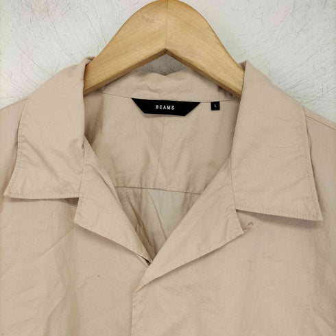 ビームス BEAMS ベーシック ルーズオープンカラーシャツ メンズ JPN:L