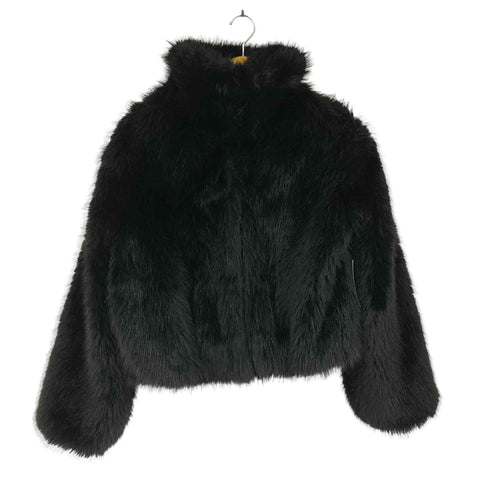 ザラ ZARA フェイクファー ショートコート レディース import:XS