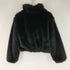 ザラ ZARA フェイクファー ショートコート レディース import:XS
