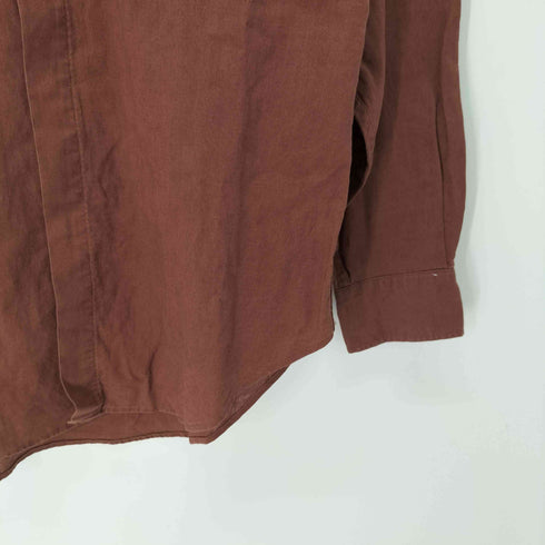 ヨウジヤマモトダーバンアール Yohji Yamamoto DURBAN A.A.R コットンリネン 比翼 シャツ メンズ import:L