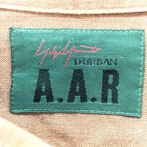 ヨウジヤマモトダーバンアール Yohji Yamamoto DURBAN A.A.R コットンリネン 比翼 シャツ メンズ import:L