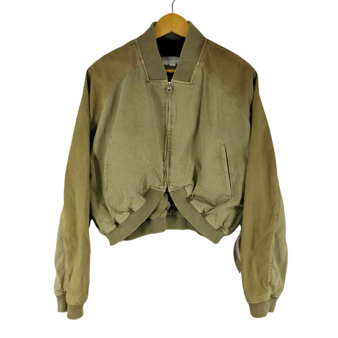 ザラ ZARA ウォッシュドエフェクト ボンバージャケット レディース import:L