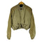 ザラ ZARA ウォッシュドエフェクト ボンバージャケット レディース import:L