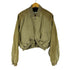 ザラ ZARA ウォッシュドエフェクト ボンバージャケット レディース import:L