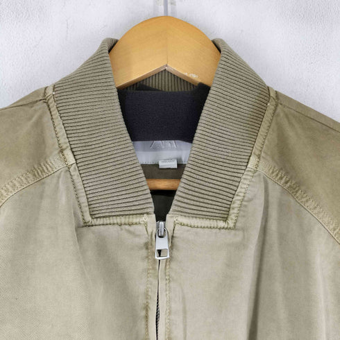 ザラ ZARA ウォッシュドエフェクト ボンバージャケット レディース import:L