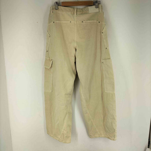 ザラ ZARA ミッドライズバレルカーゴデニムパンツ レディース JPN:38