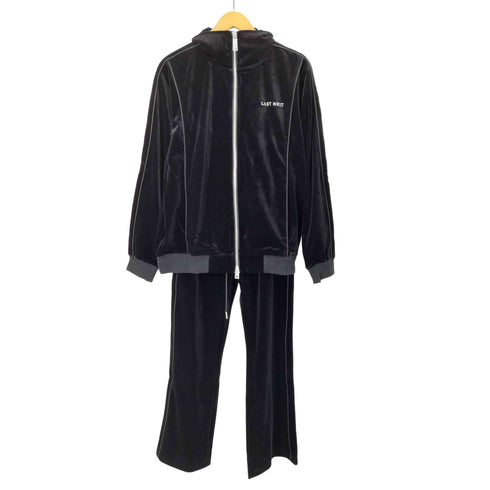 ラストネスト LAST NEST Velour Emb Track Jacket V2 / Velour Emb Track Pants V2 / ベロア トラックジャケット & トラックパンツ セットアップ メンズ JPN:L
