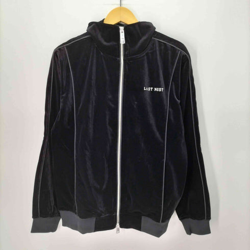ラストネスト LAST NEST Velour Emb Track Jacket V2 / Velour Emb Track Pants V2 / ベロア トラックジャケット & トラックパンツ セットアップ メンズ JPN:L