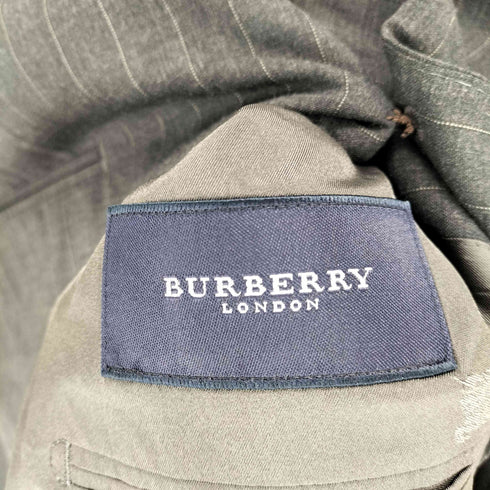 バーバリーロンドン BURBERRY LONDON 2B ピンストライプウールテーラードセットアップ メンズ AB7