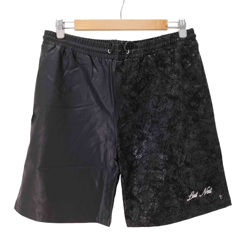 ラストネスト LAST NEST LEATHER SWITCHING SHORTS レザー スイッチング ショーツ メンズ JPN:L