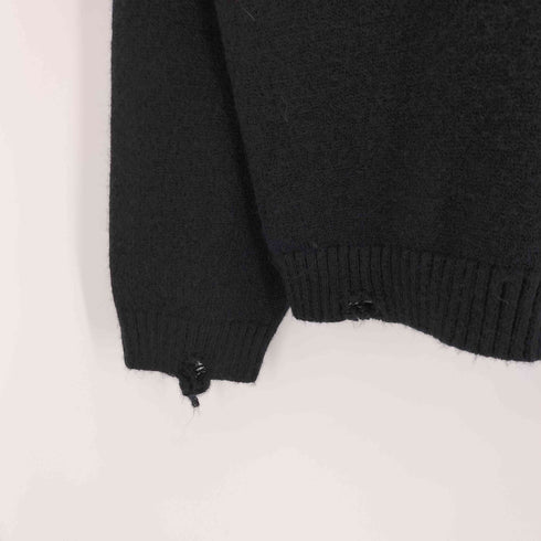 HOODHOOD エイリアンダメージニットアイボリー メンズ 2