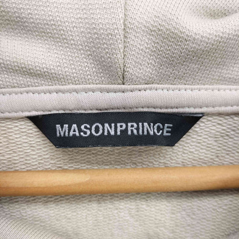 メイソンプリンス mason prince オーバーサイズ パッチロゴ ヘビーオンスパーカー メンズ 3