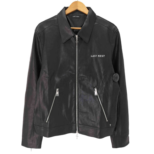 ラストネスト LAST NEST 25SS Leather Swing Top フェイクレザー スウィングトップ ジャケット メンズ JPN:L