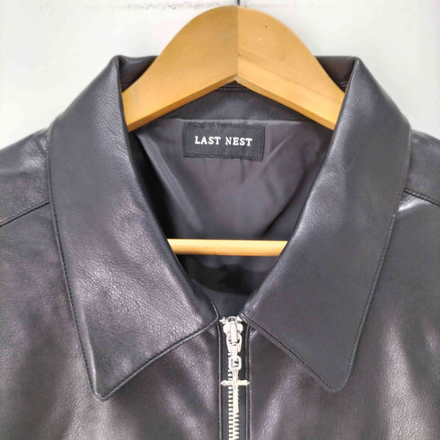 ラストネスト LAST NEST 25SS Leather Swing Top フェイクレザー スウィングトップ ジャケット メンズ JPN:L