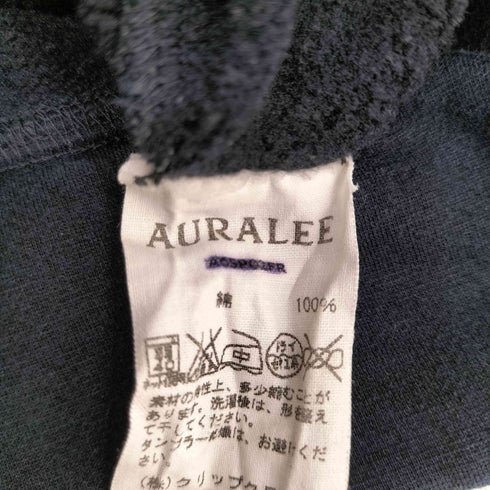 オーラリー AURALEE 16SS コットン クルーネック スウェット メンズ