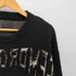 ダンケシェーン Danke Schon DAMAGE KNIT CREWNECK PALINDROMES メンズ import:L