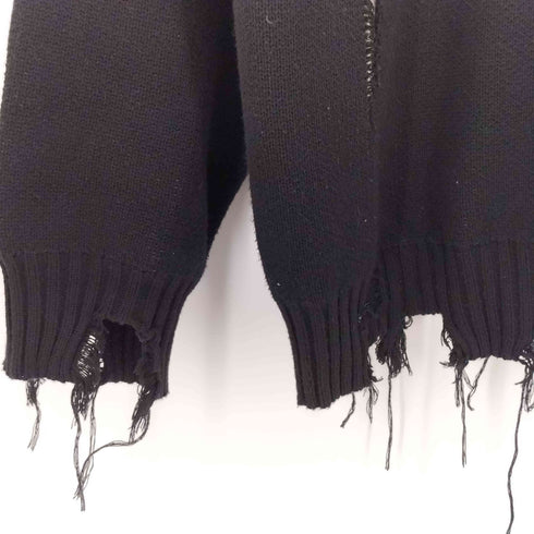 ダンケシェーン Danke Schon DAMAGE KNIT CREWNECK PALINDROMES メンズ import:L