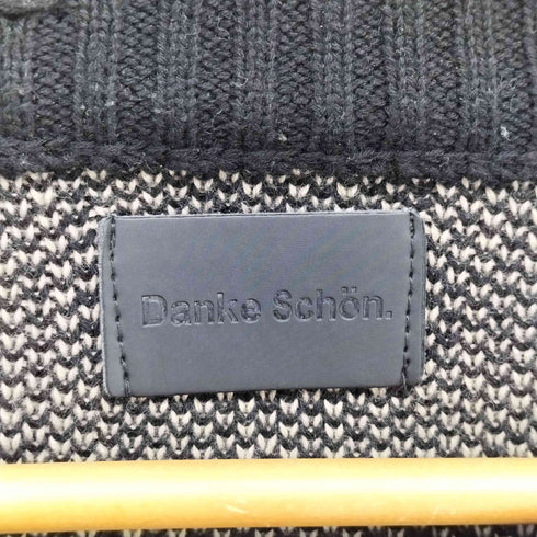 ダンケシェーン Danke Schon DAMAGE KNIT CREWNECK PALINDROMES メンズ import:L