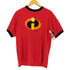 00s キャラクター ロゴ プリント リンガーTシャツ メンズ import:L