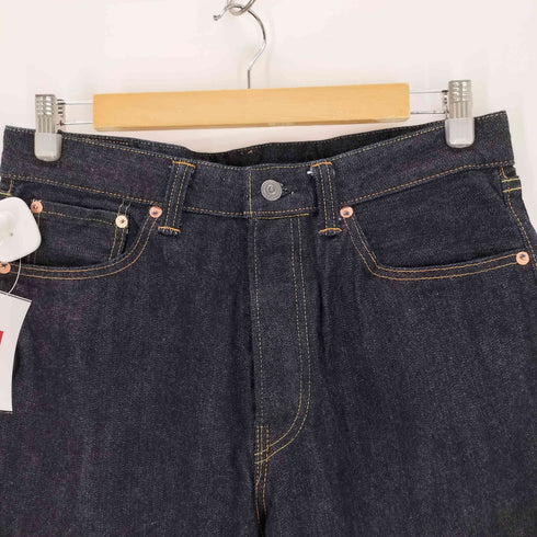ザフラットヘッド the flat head 14.5oz 左綾ジンバブエコットン ワイドストレート ジーンズ メンズ W32 L34