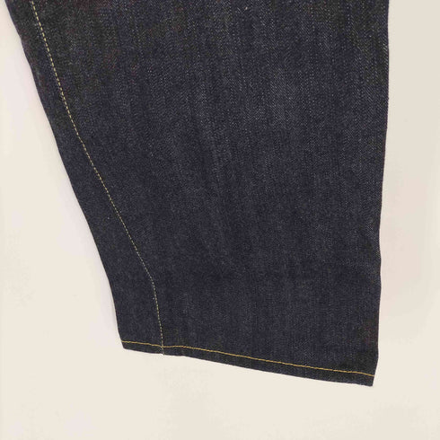ザフラットヘッド the flat head 14.5oz 左綾ジンバブエコットン ワイドストレート ジーンズ メンズ W32 L34