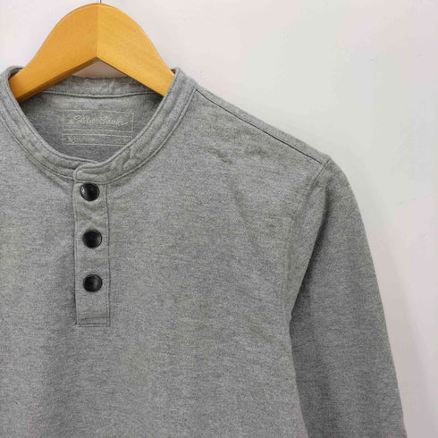 エディーバウアー Eddie Bauer ヘンリーネック スナップボタン スウェット メンズ import:XS