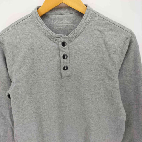 エディーバウアー Eddie Bauer ヘンリーネック スナップボタン スウェット メンズ import:XS