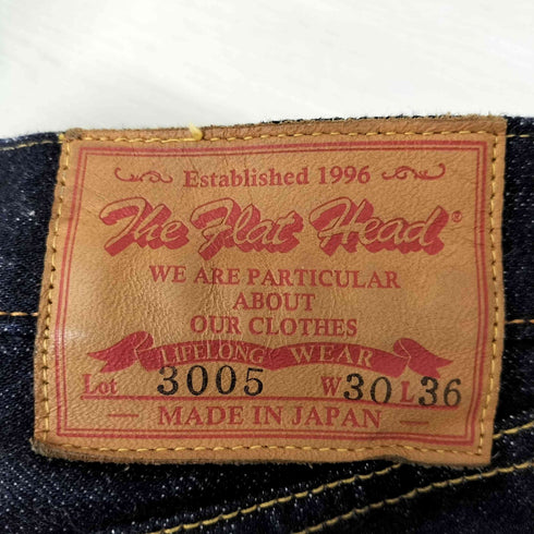 ザフラットヘッド the flat head 3005 レギュラーストレートジーンズ メンズ W30 L36