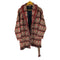 ザラ ZARA ネイティブ ジャガード フリンジガウンコート レディース import:M