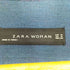 ザラ ZARA ネイティブ ジャガード フリンジガウンコート レディース import:M