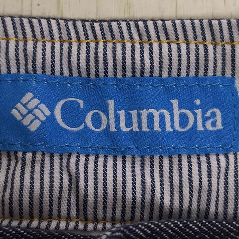 コロンビア Columbia OMNI SHIELD HEAT 裏地メッシュ ロゴバック刺繍 インディゴ スリムフィット デニムパンツ レディース JPN:S