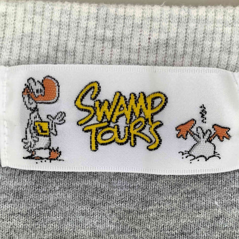 SWAMP TOURS 刺繍キャラクター プリントクルーネックスウェット メンズ